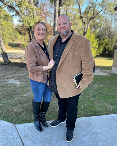 Pastors Amanda and Jason McCutchen